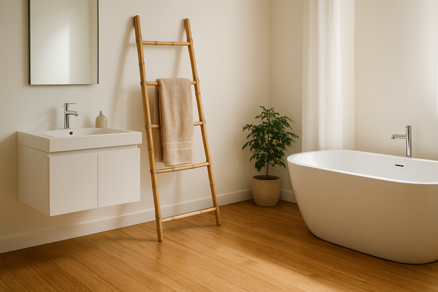 Bamboo Flooring in My Bathroom: The Home Renovation That Gave Me Gray Hairs