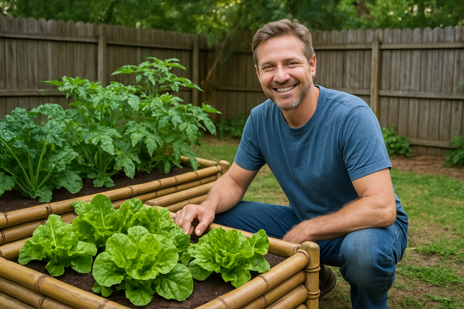 Bamboo Raised Garden Beds: How a Failed Vegetable Garden Finally Found Its Happy Ending