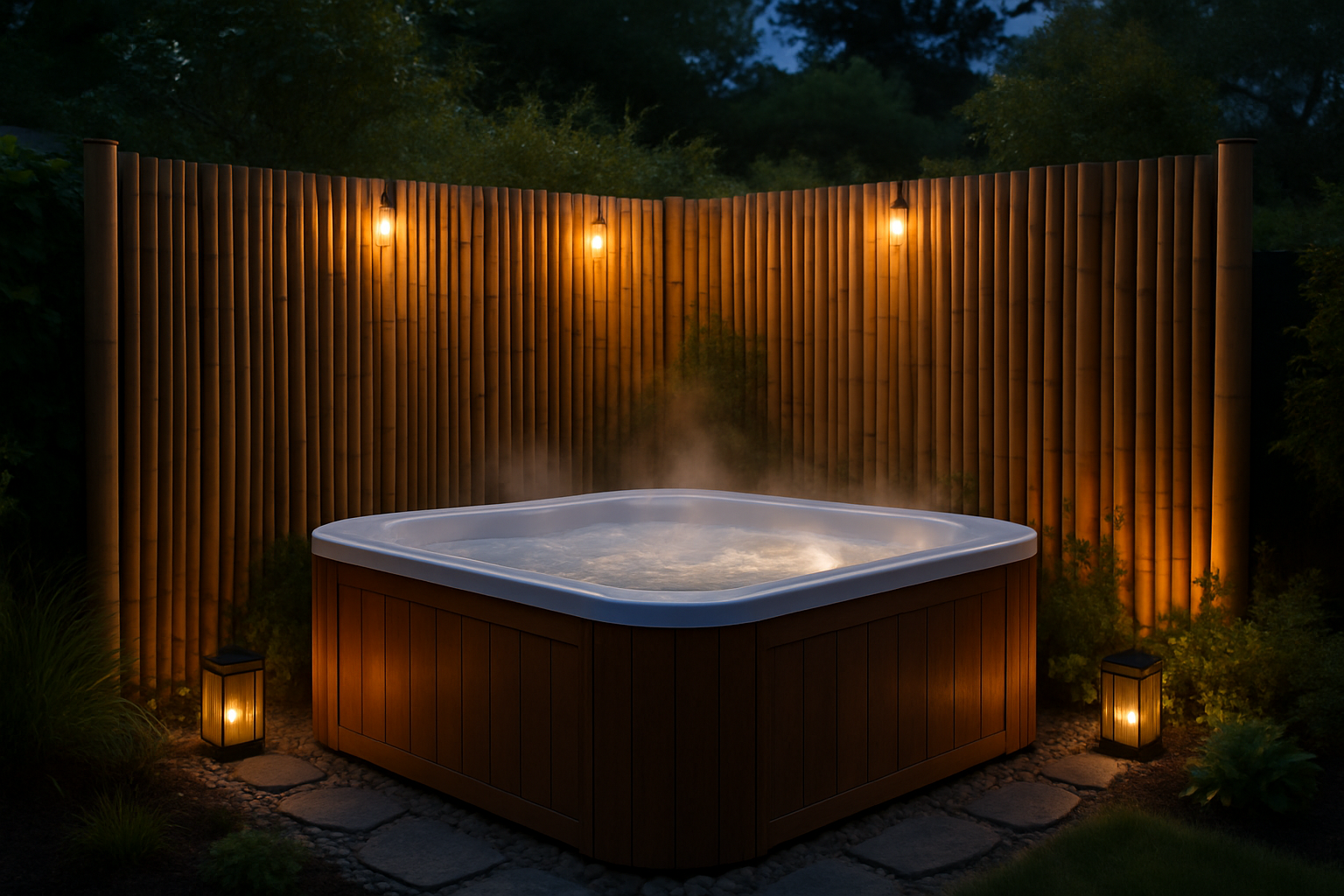 Building a Bamboo Privacy Screen for My Hot Tub: Full DIY Guide and Real Cost