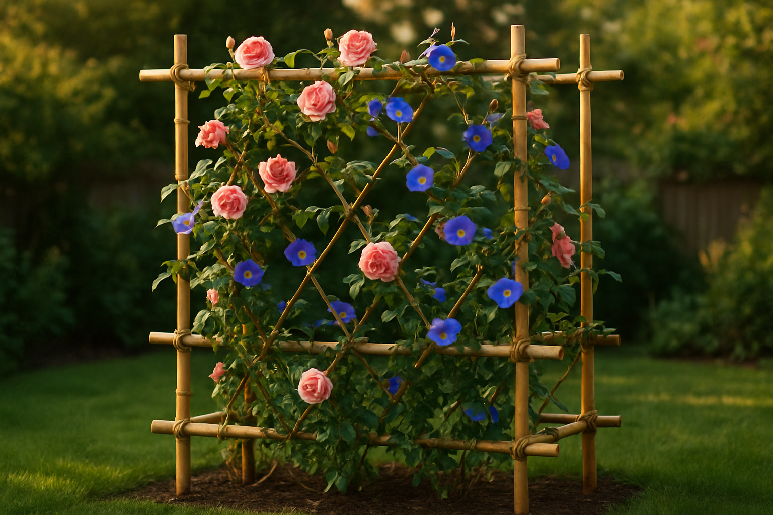 Building a DIY Bamboo Garden Trellis: The $25 Project That Made My Garden Instagram-Famous