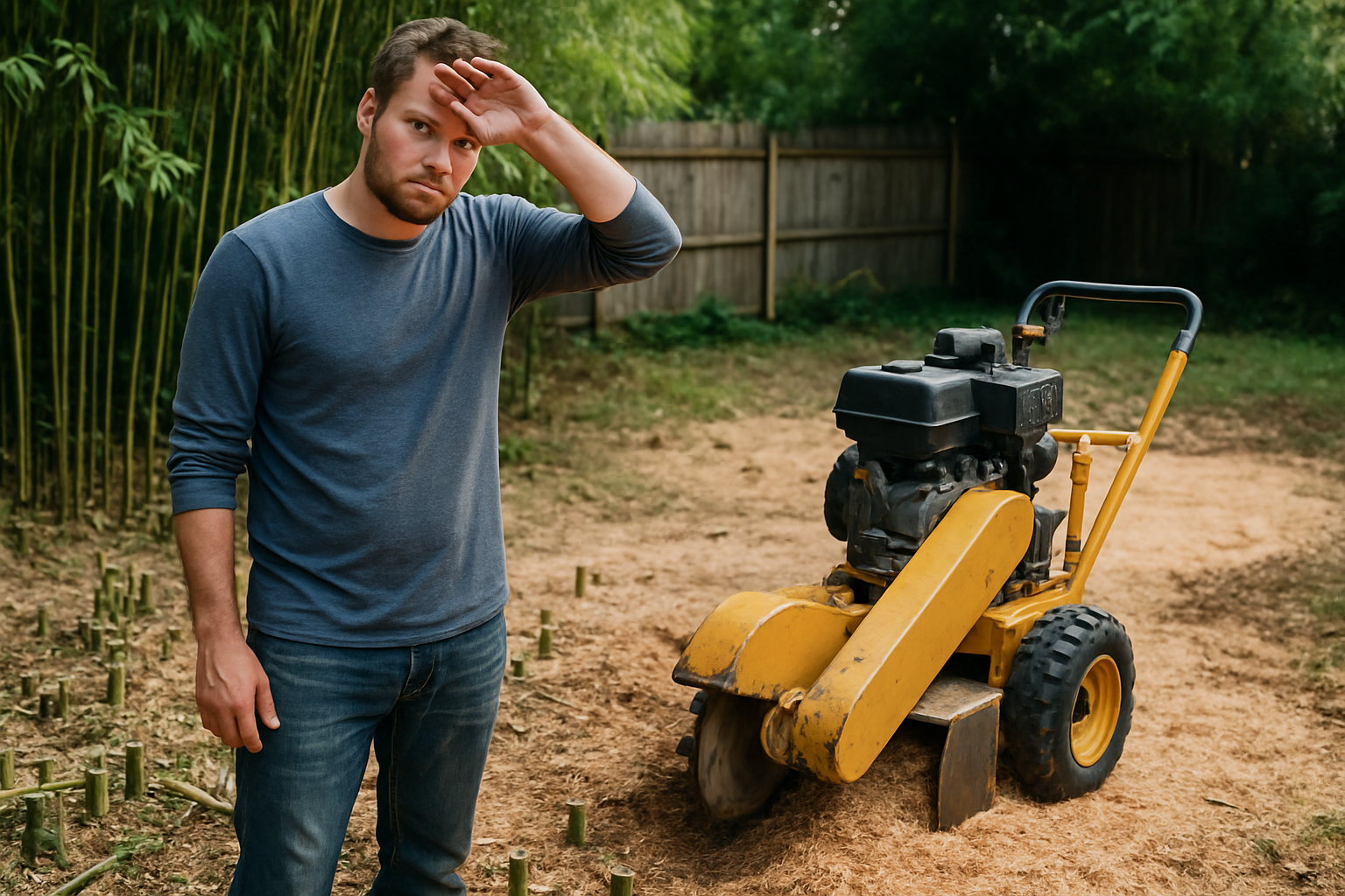 DIY Bamboo Stump Grinding: What I Wish Someone Had Warned Me About