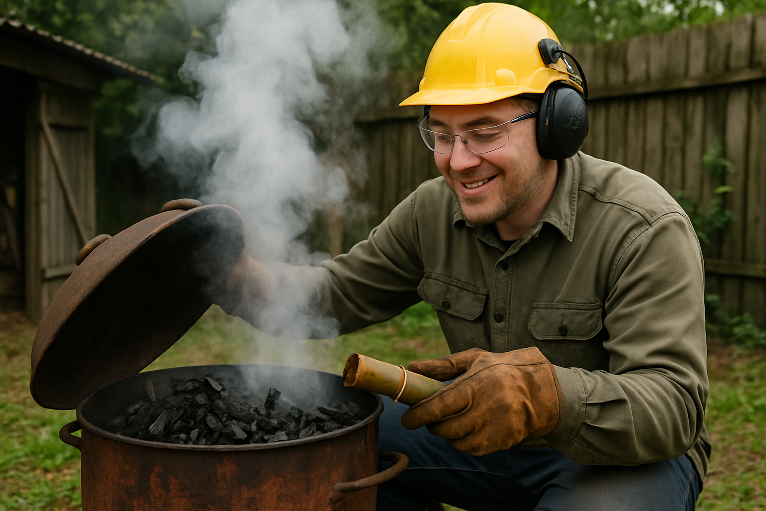 Making Biochar From My Bamboo Prunings: A Surprisingly Fun Backyard Experiment