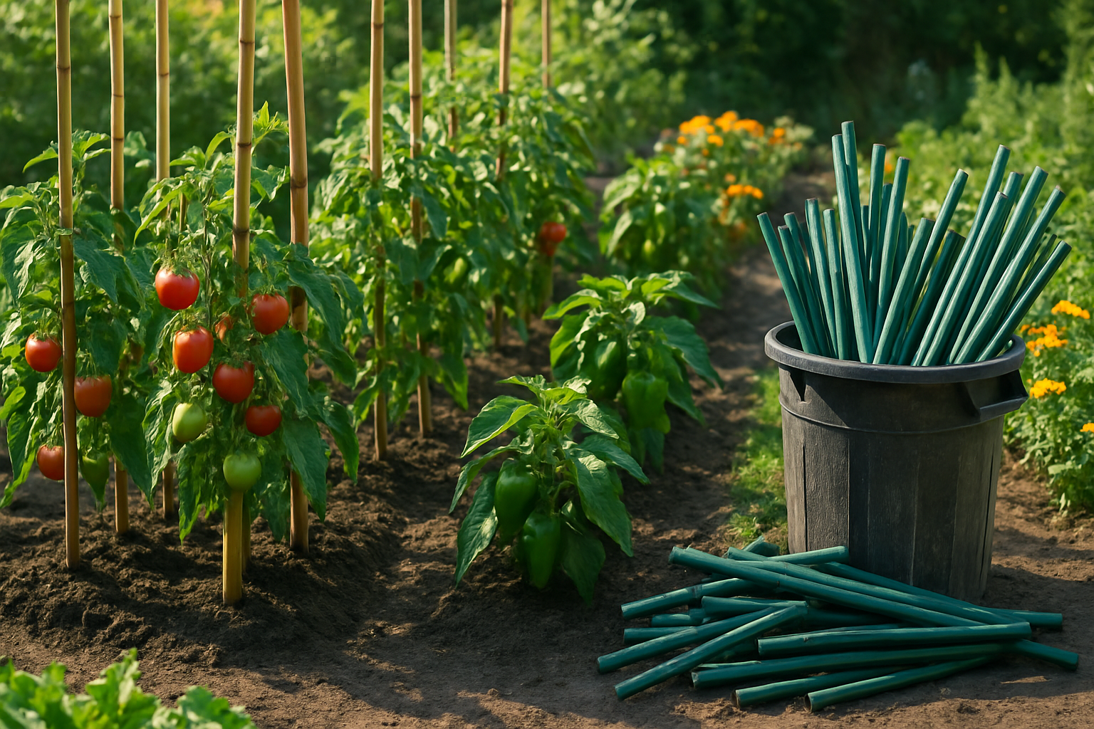 Why I Replaced All My Plastic Garden Stakes With Bamboo (And Never Looked Back)