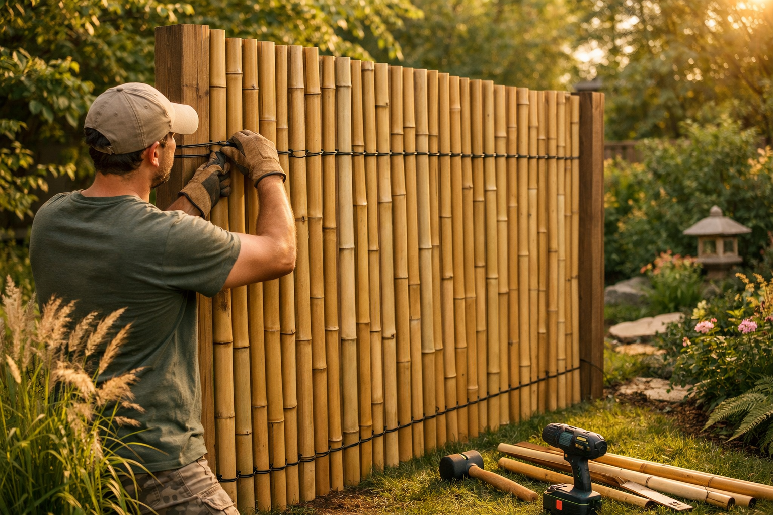 How to Install Bamboo Privacy Screens: A Step-by-Step Guide for Complete Beginners — image 4