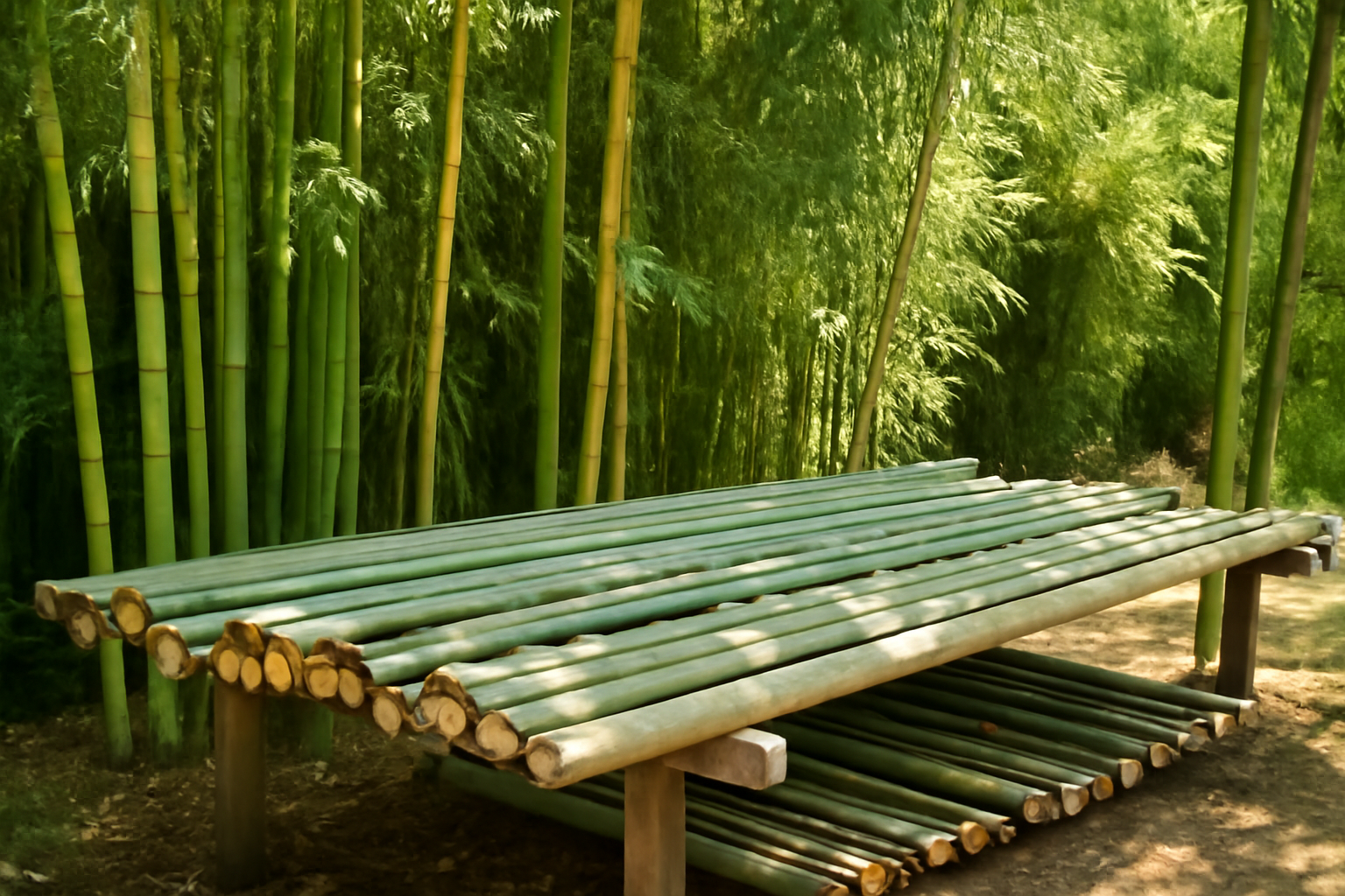 I Tested a Bamboo Pole Drying Rack System: How I Cure Poles Without Cracking