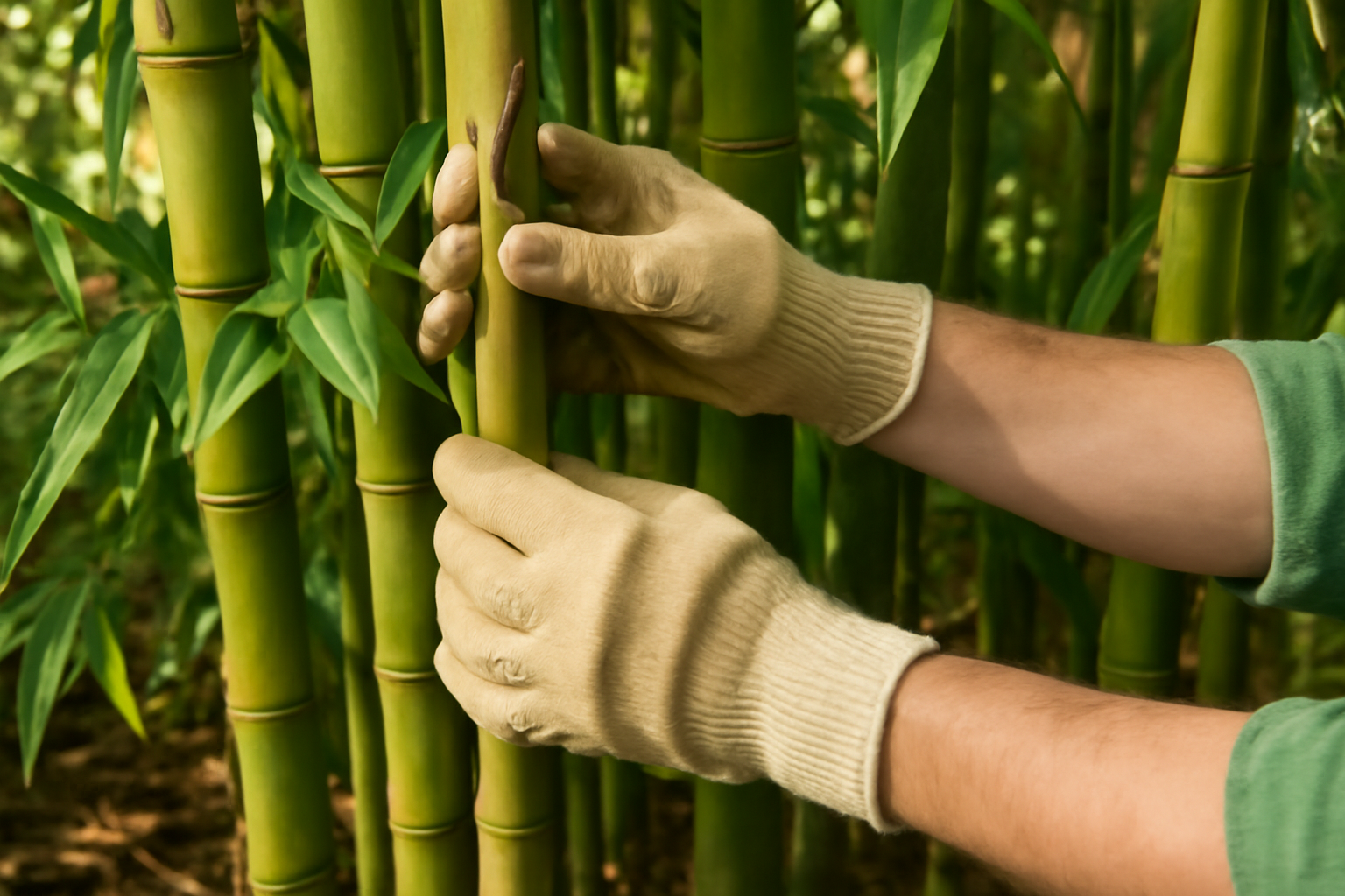 I Wore These Bamboo Fabric Gardening Gloves for an Entire Growing Season