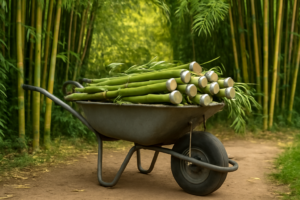 The Wheelbarrow That Hauled 500 Pounds of Bamboo Culms Without Bending