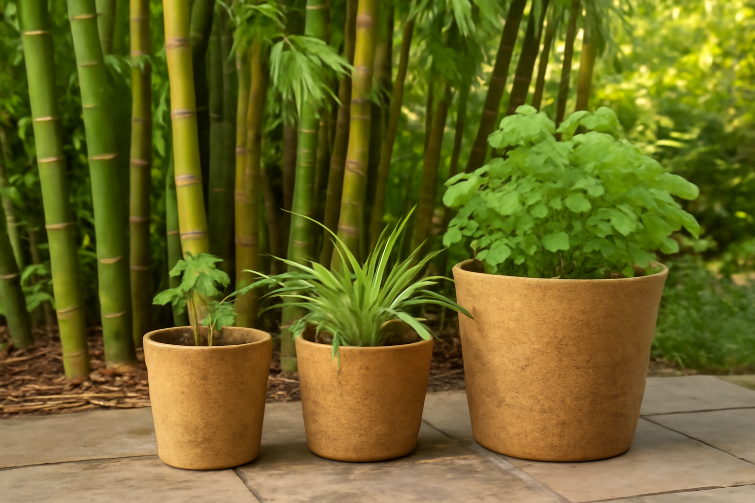 The Bamboo Fiber Planter Pots That Survived 3 Winters on My Patio
