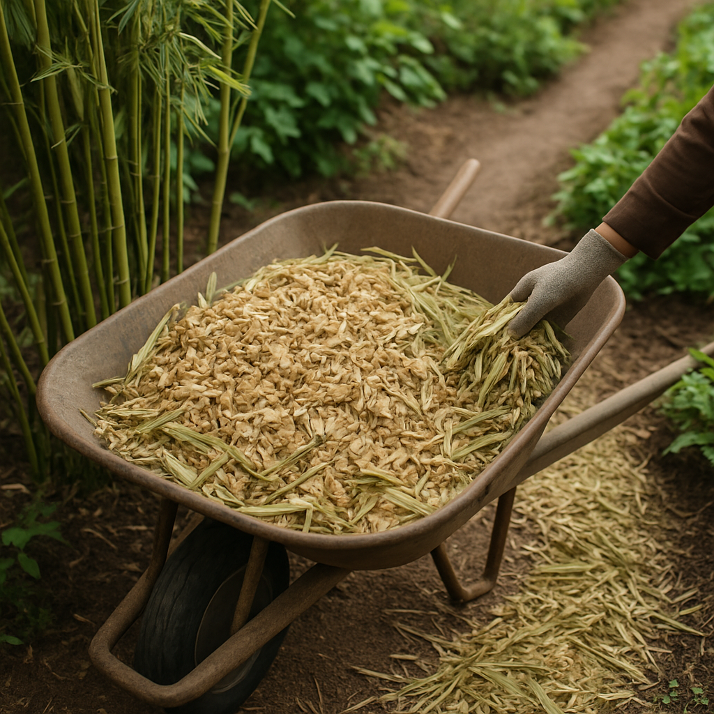How to Mulch With Bamboo Leaves and Chips: The Free Soil Amendment Growers Overlook — image 3